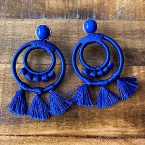 Baublebar Tassle Statement Earrings NWT
